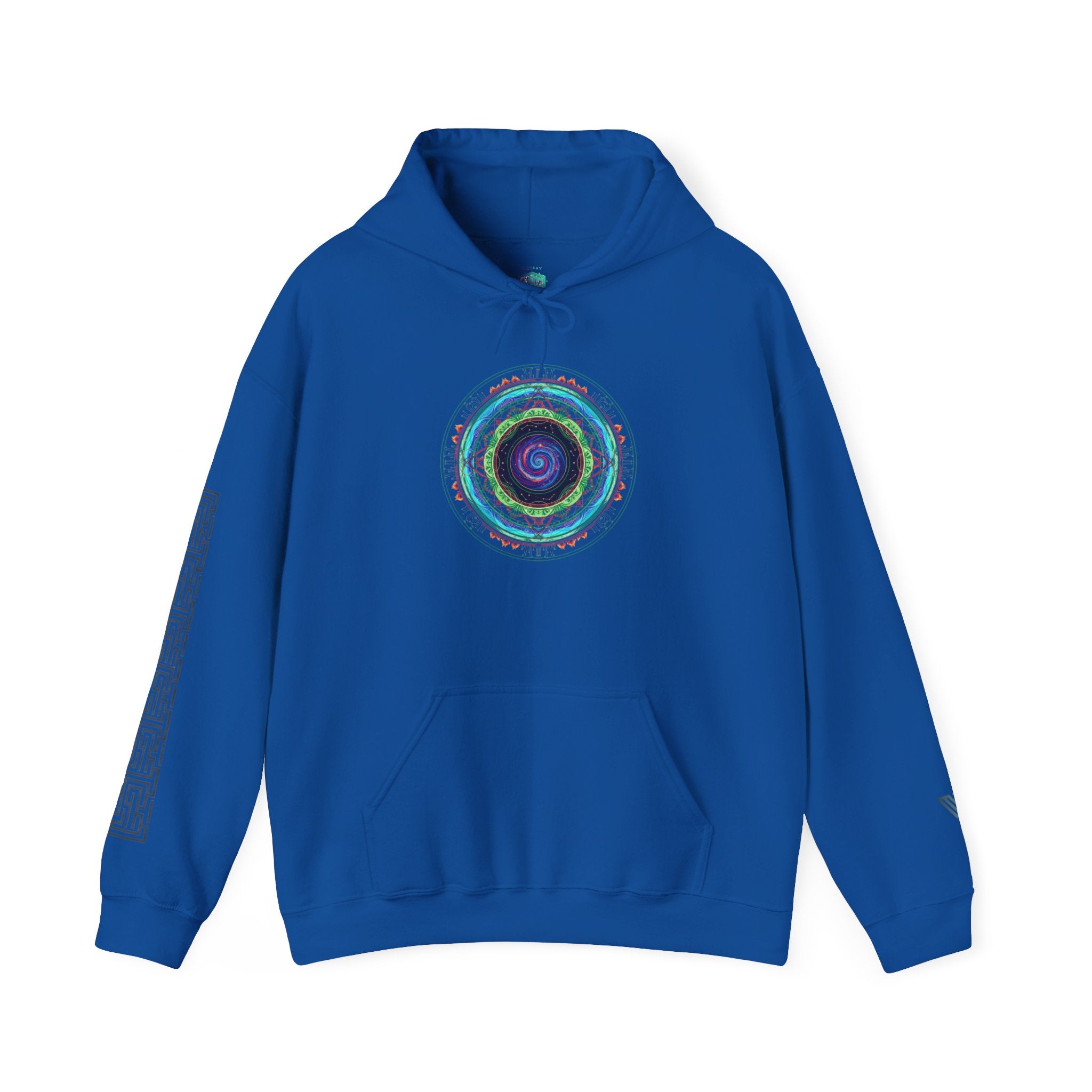 Mandala Eye Hoodie | Geometric Spiritual Graphic Sweatshirt