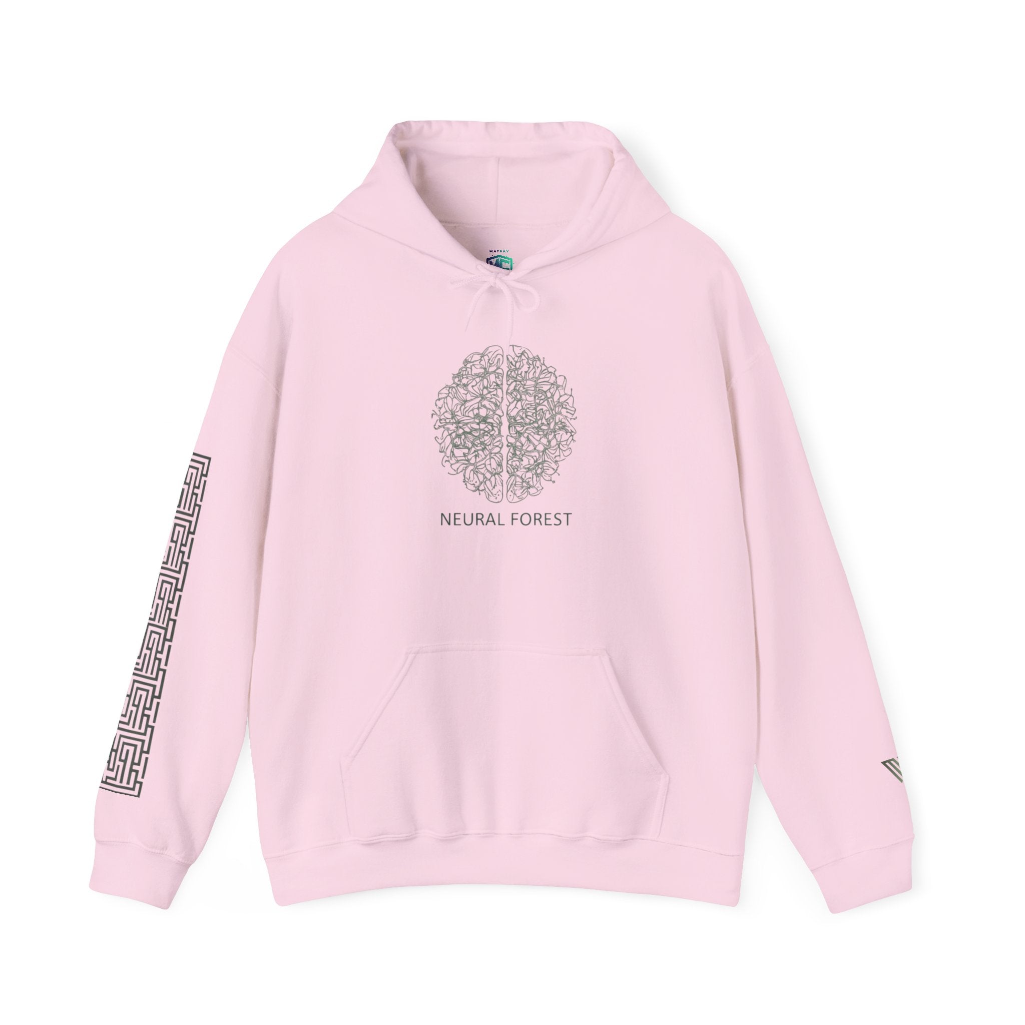 MATFAY Neural Forest MATFAY Studio Hoodie  Minimal Concept Graphic Hoodie