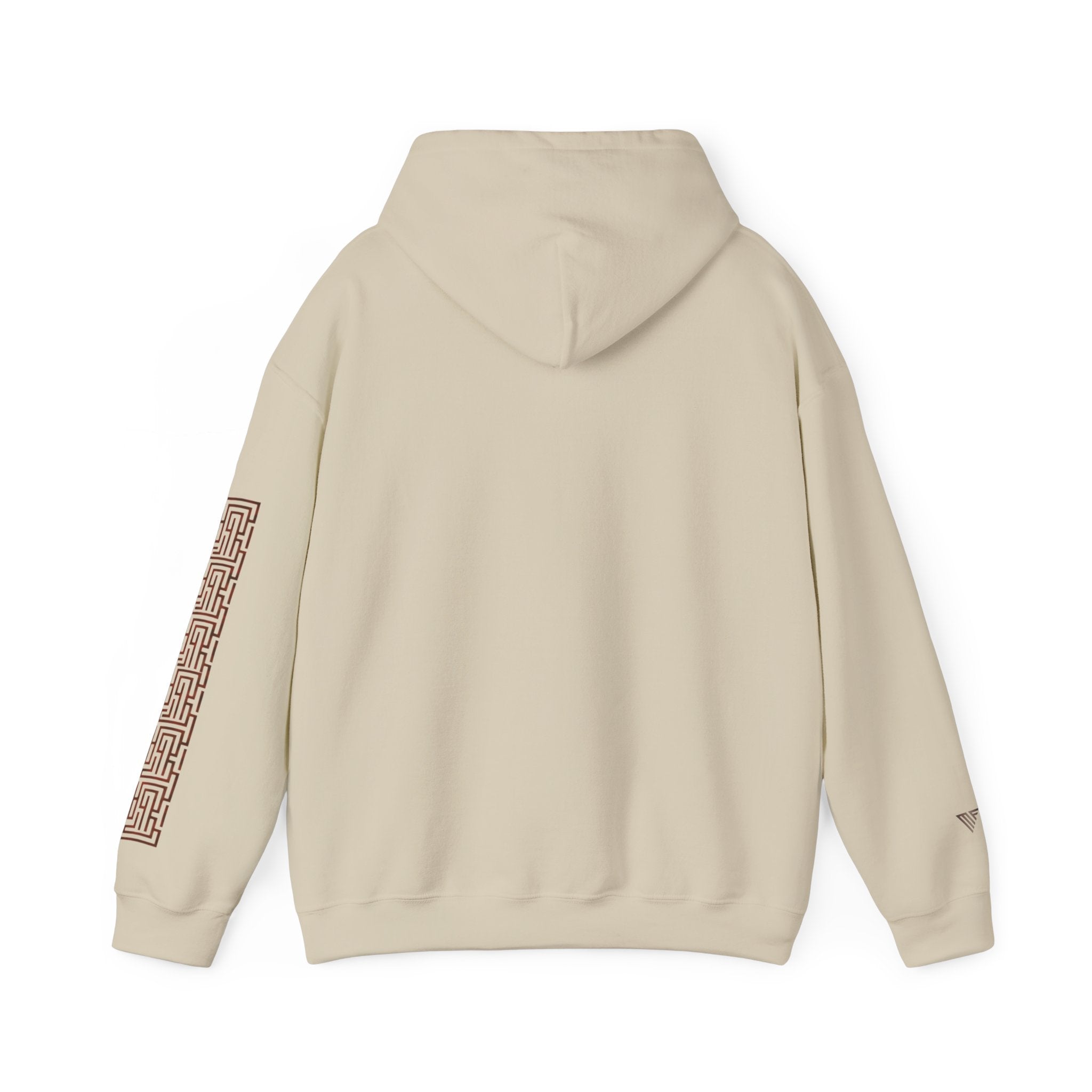 MATFAY Chaos to Clarity Hoodie | Hoodie mit Wirbelmotiv und Maze-Ärmeldesign