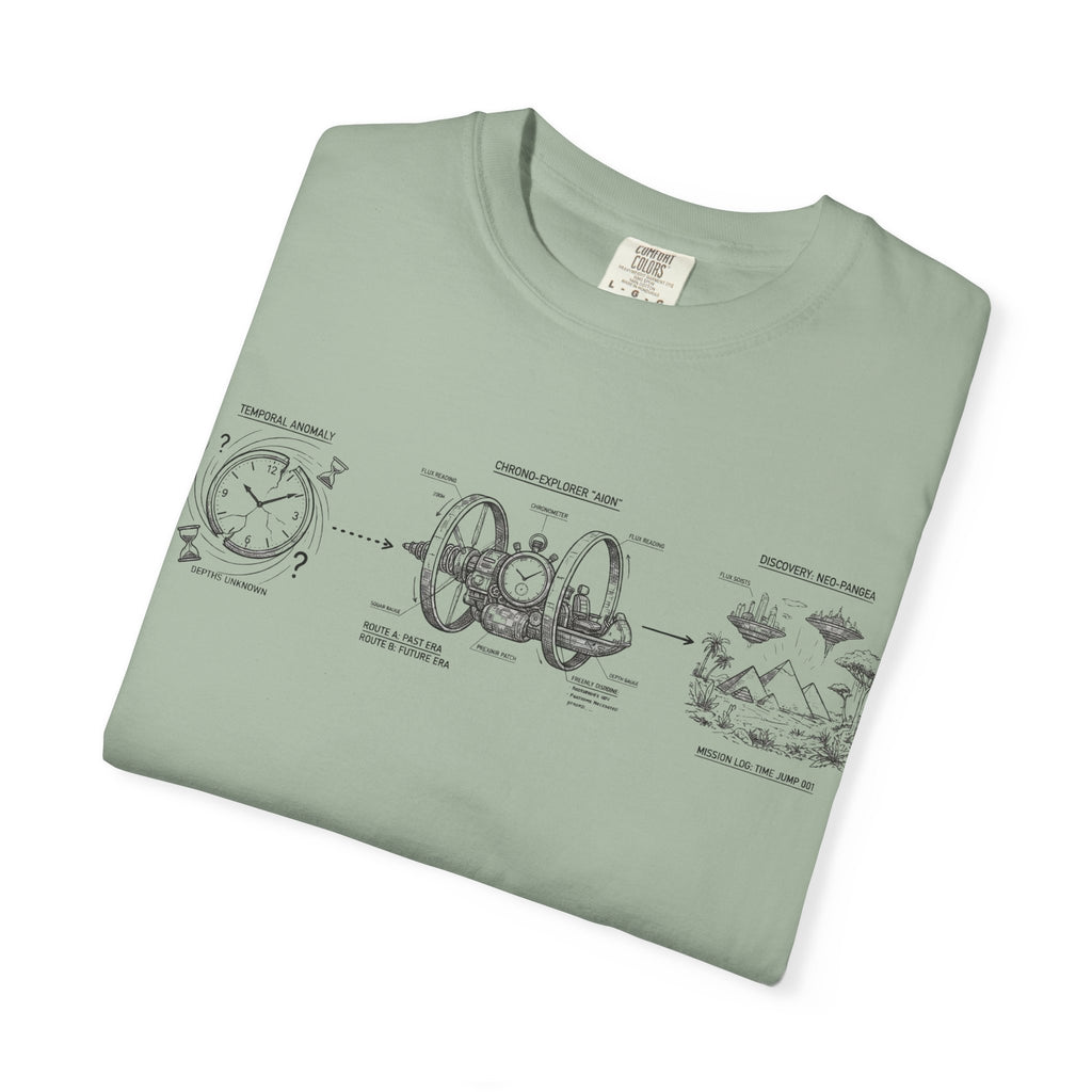 MATFAY Anatomical Heart and Clock Diagram T-Shirt | Vintage Science Illustration