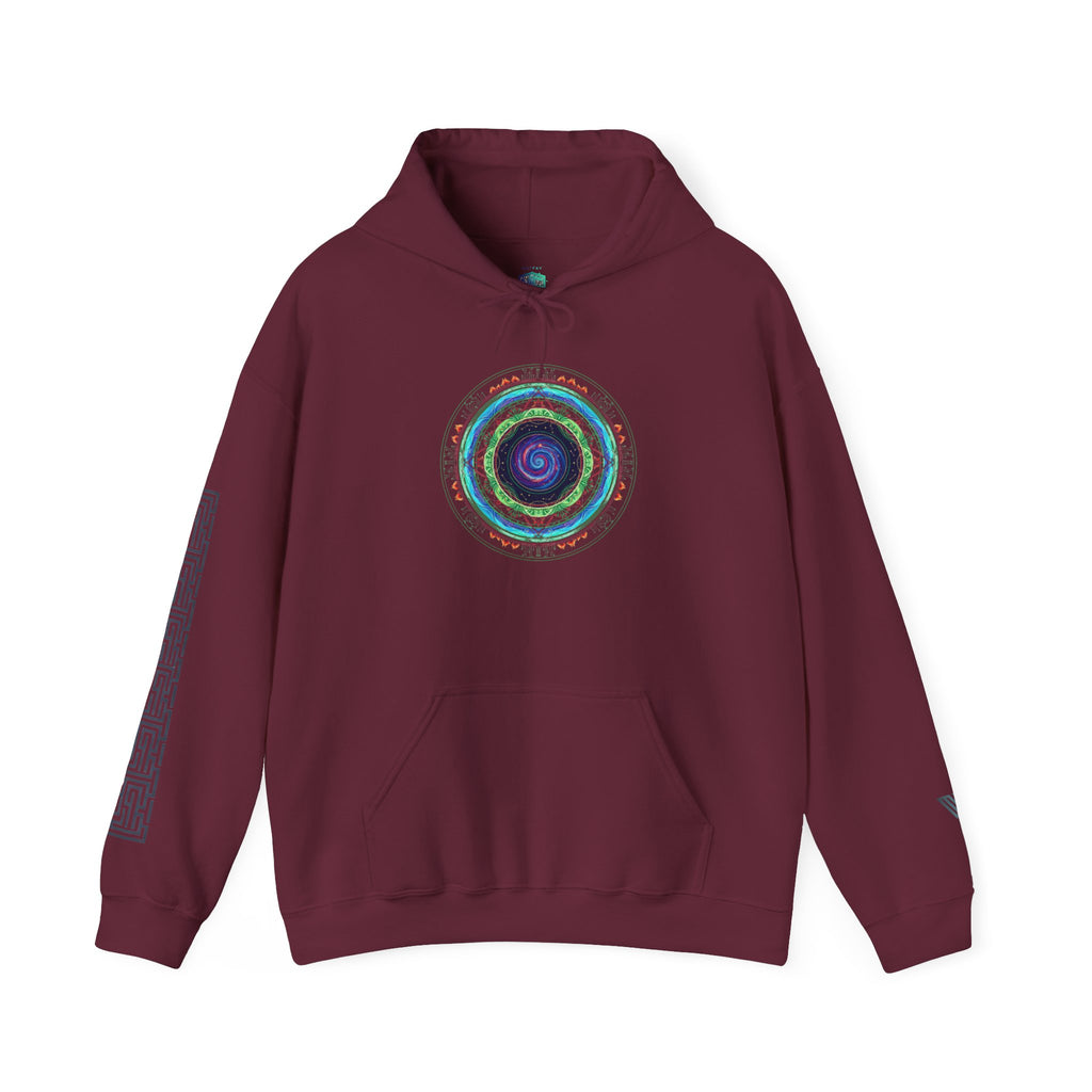 Mandala Eye Hoodie | Geometric Spiritual Graphic Sweatshirt