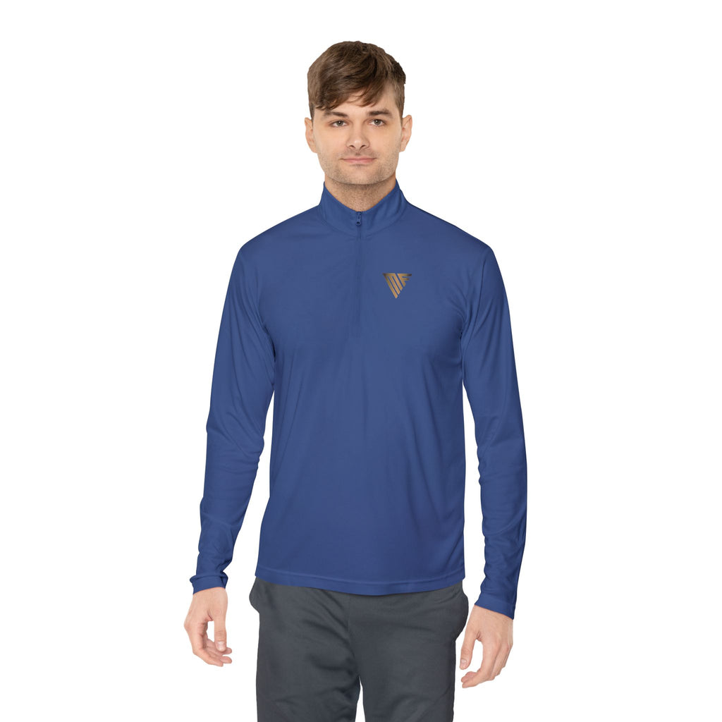 MATFAY Quarter-Zip Pullover — Mythic Sea God Bust Graphic