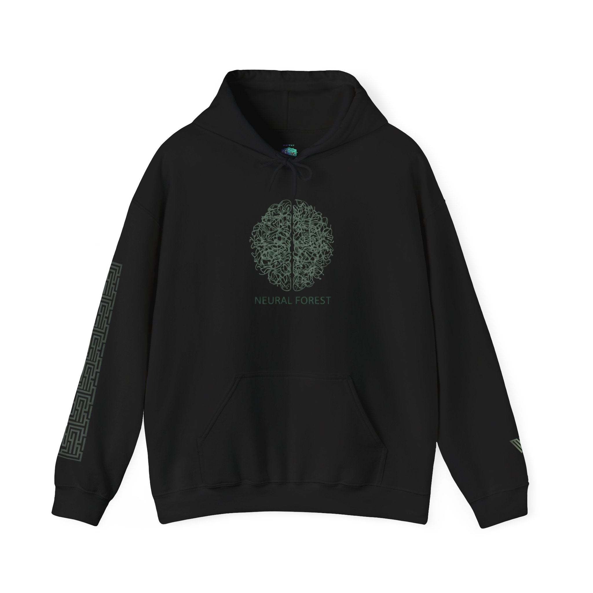 MATFAY Neural Forest MATFAY Studio Hoodie  Minimal Concept Graphic Hoodie
