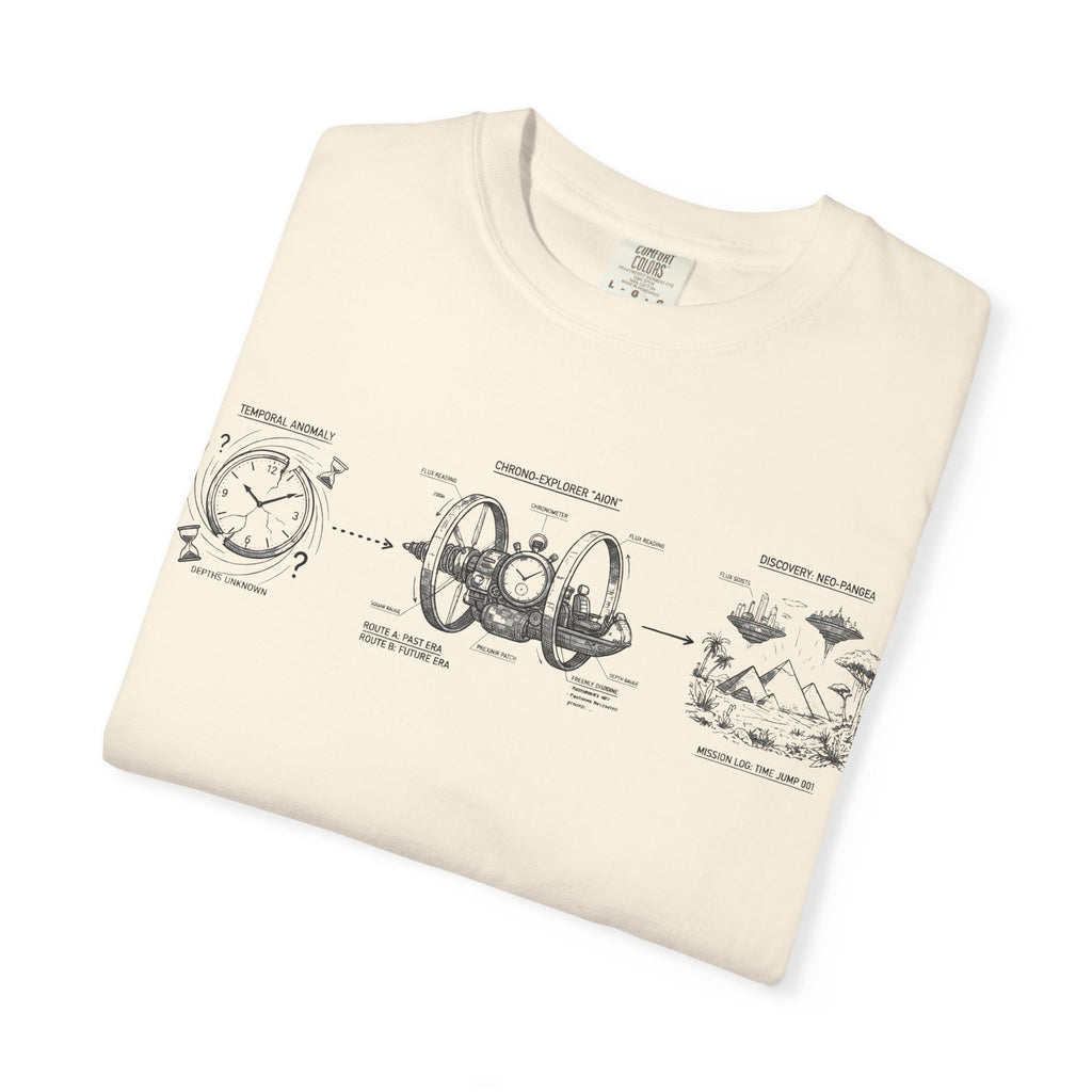 MATFAY Anatomical Heart and Clock Diagram T-Shirt | Vintage Science Illustration