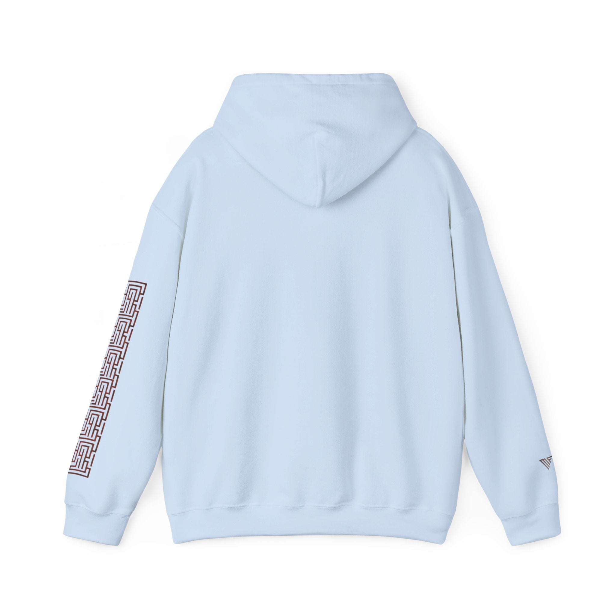 MATFAY Chaos to Clarity Hoodie | Hoodie mit Wirbelmotiv und Maze-Ärmeldesign