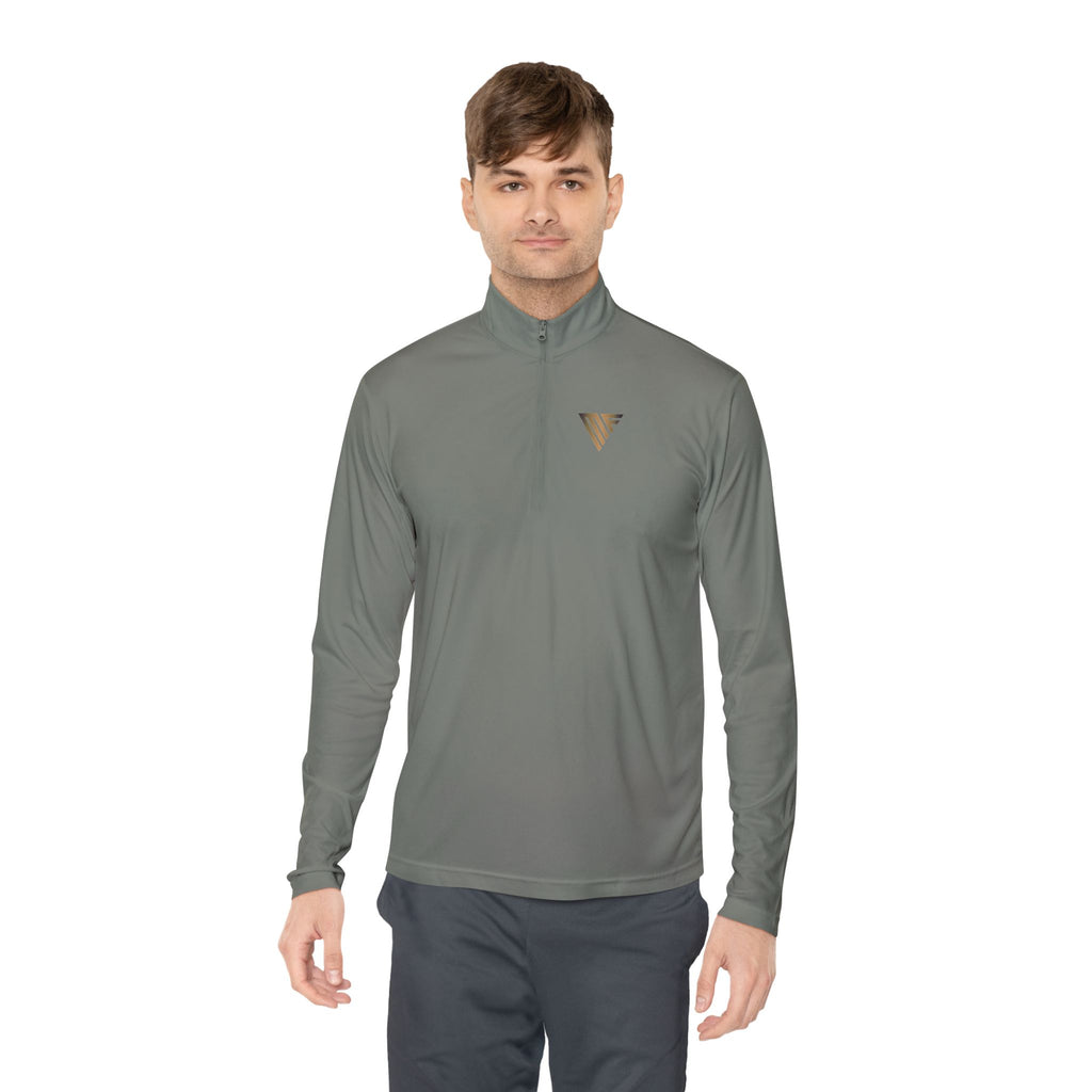 MATFAY Quarter-Zip Pullover — Mythic Sea God Bust Graphic