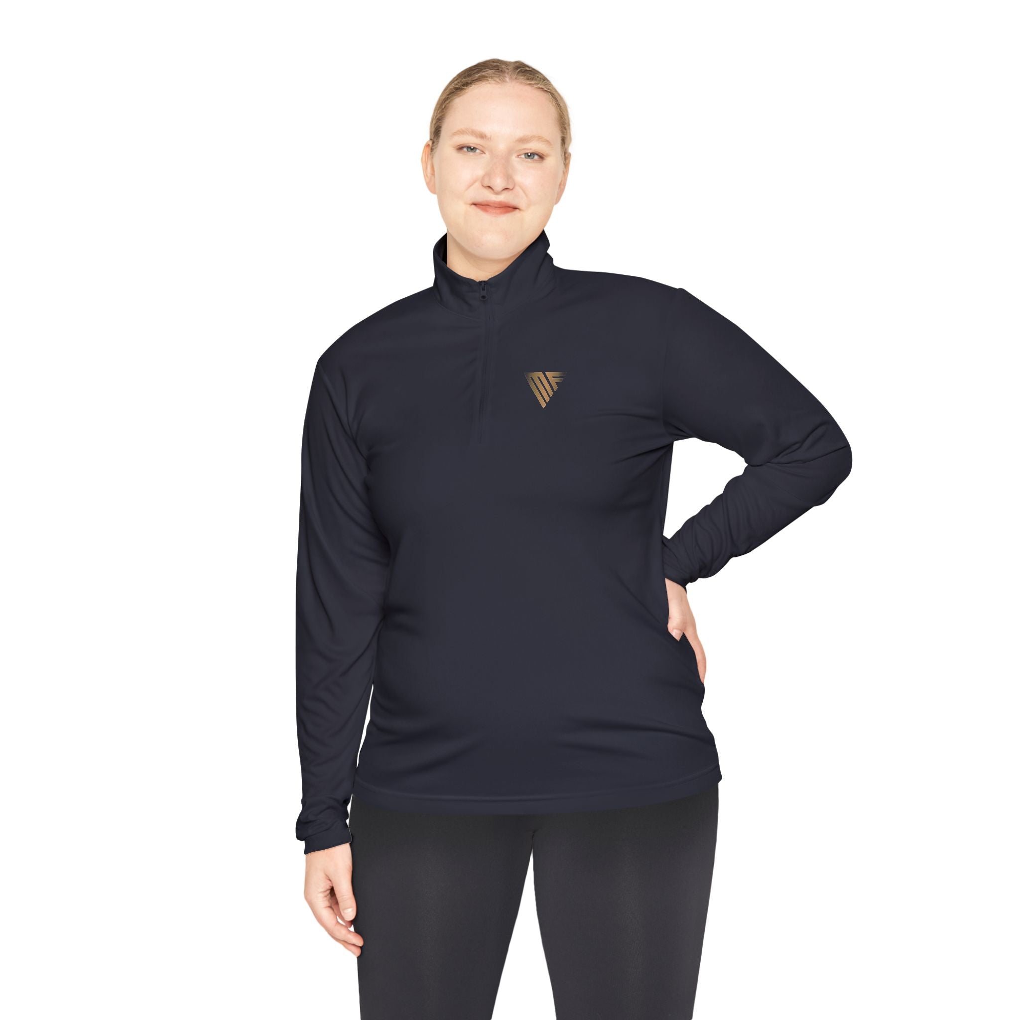 MATFAY Quarter-Zip Pullover — Mythic Sea God Bust Graphic