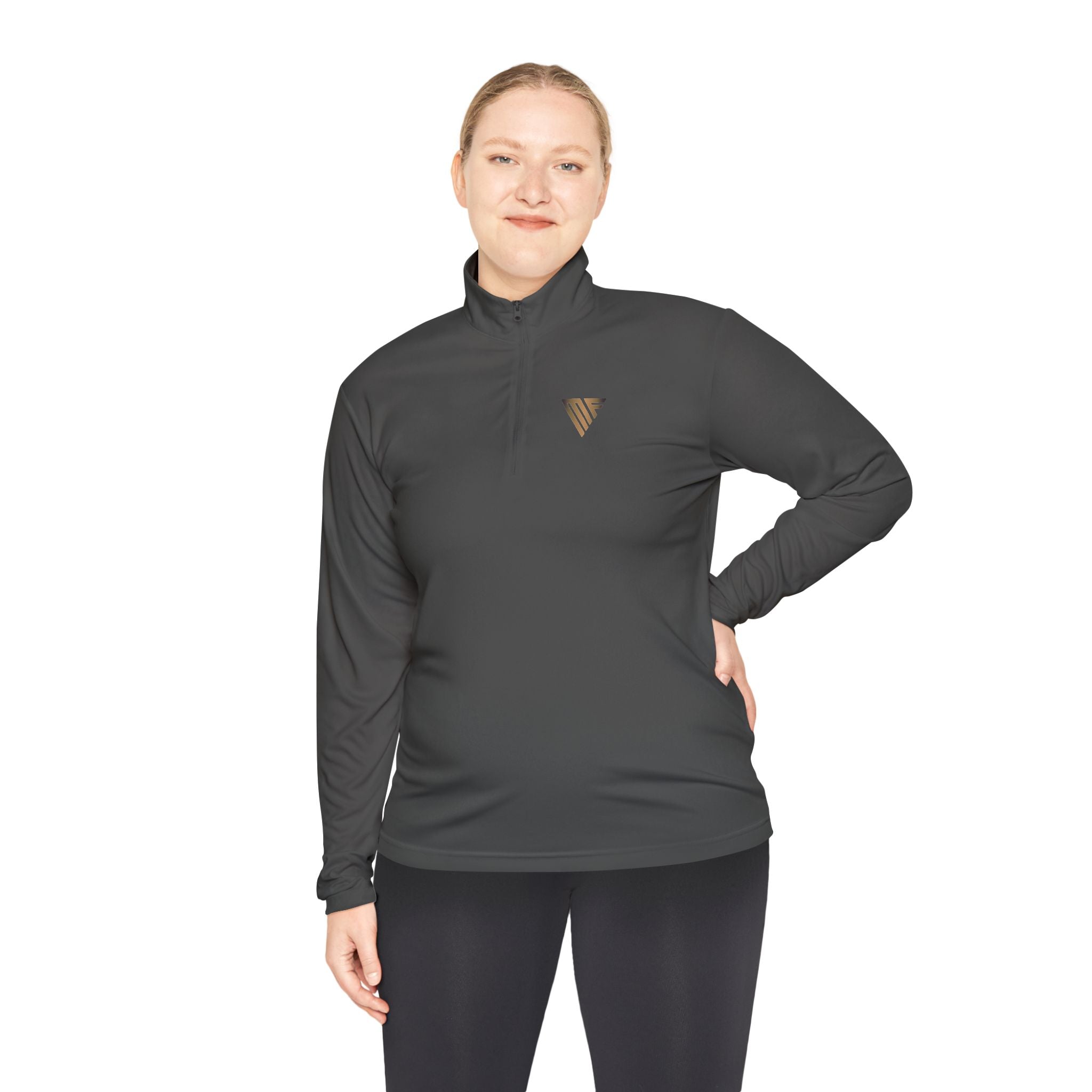 MATFAY Quarter-Zip Pullover — Mythic Sea God Bust Graphic