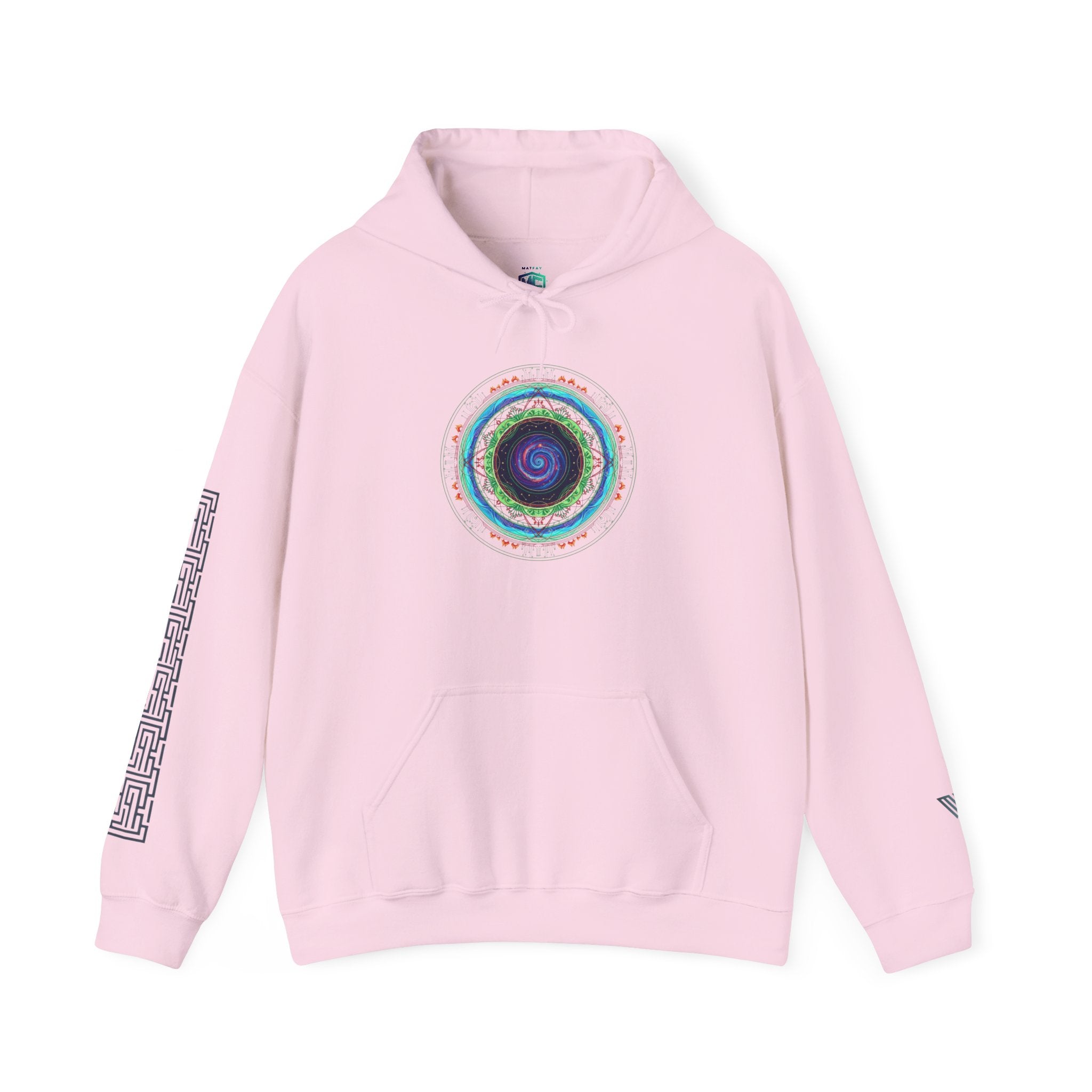 Mandala Eye Hoodie | Geometric Spiritual Graphic Sweatshirt