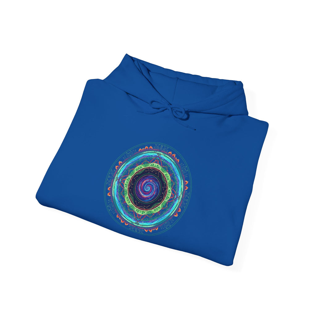 Mandala Eye Hoodie | Geometric Spiritual Graphic Sweatshirt