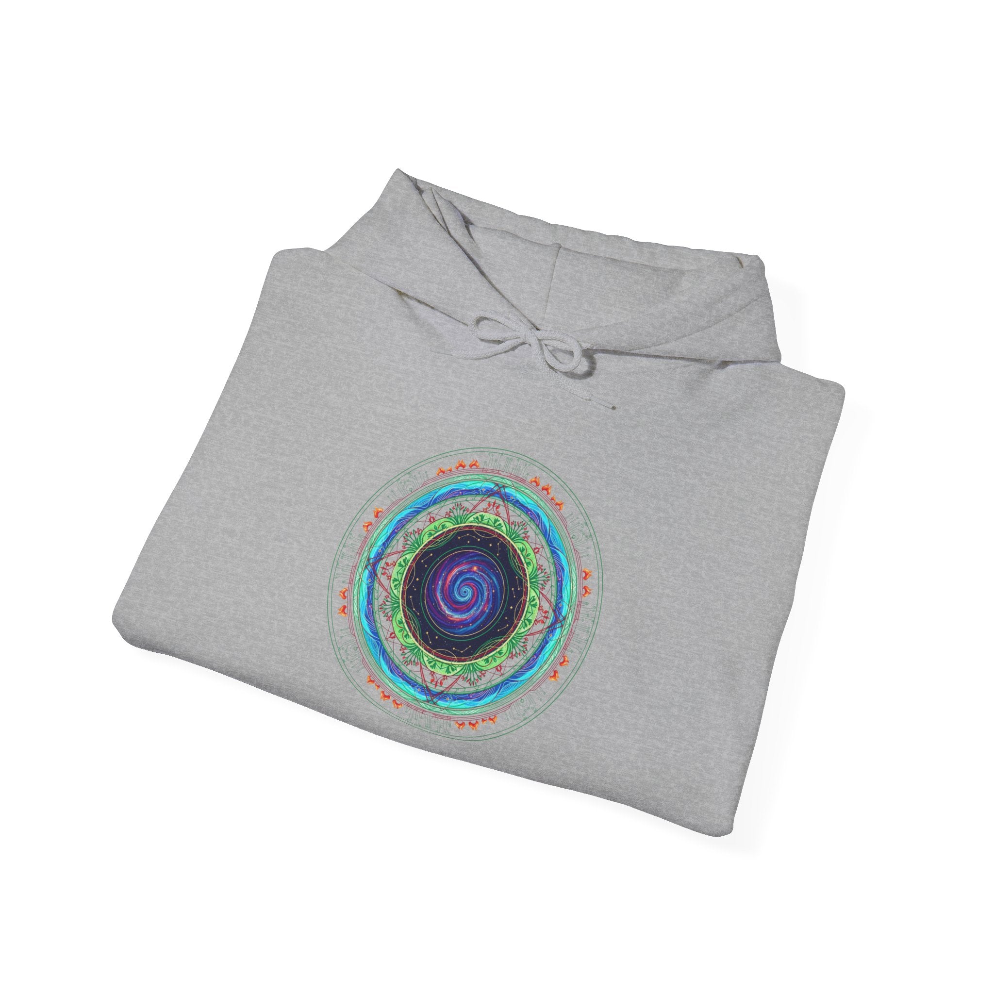 Mandala Eye Hoodie | Geometric Spiritual Graphic Sweatshirt