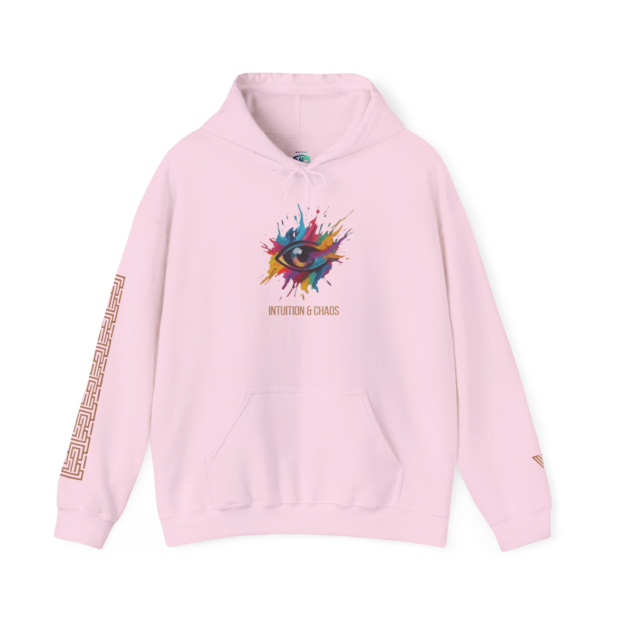 MATFAY Paint Splash Eye Hoodie | Hoodie mit Farbklecks-Augenmotiv & Typografie