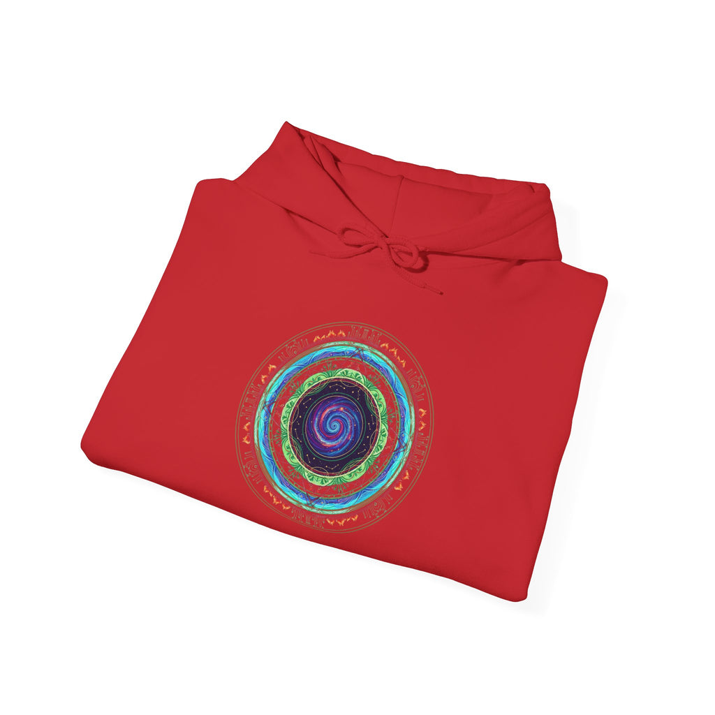 Mandala Eye Hoodie | Geometric Spiritual Graphic Sweatshirt