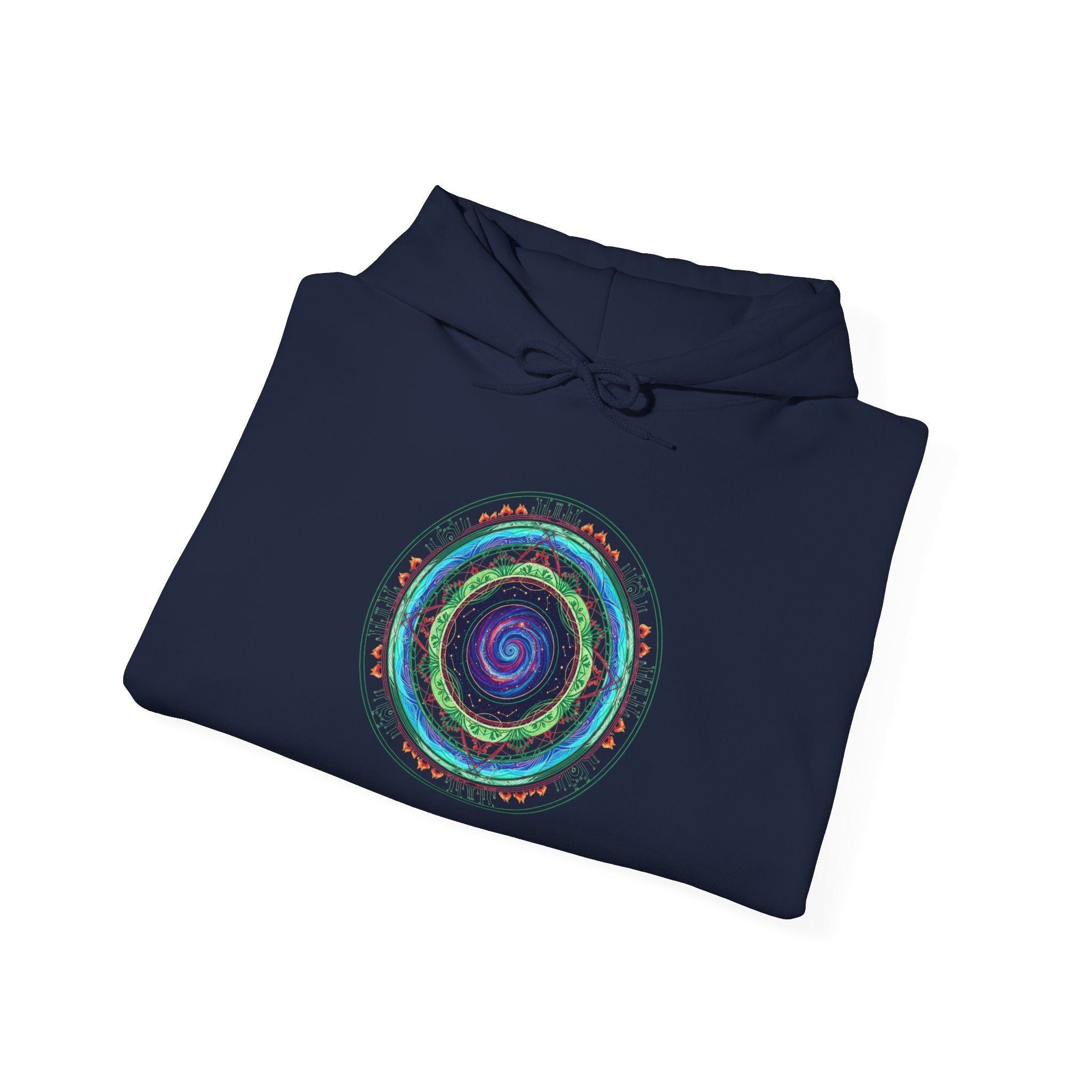 Mandala Eye Hoodie | Geometric Spiritual Graphic Sweatshirt