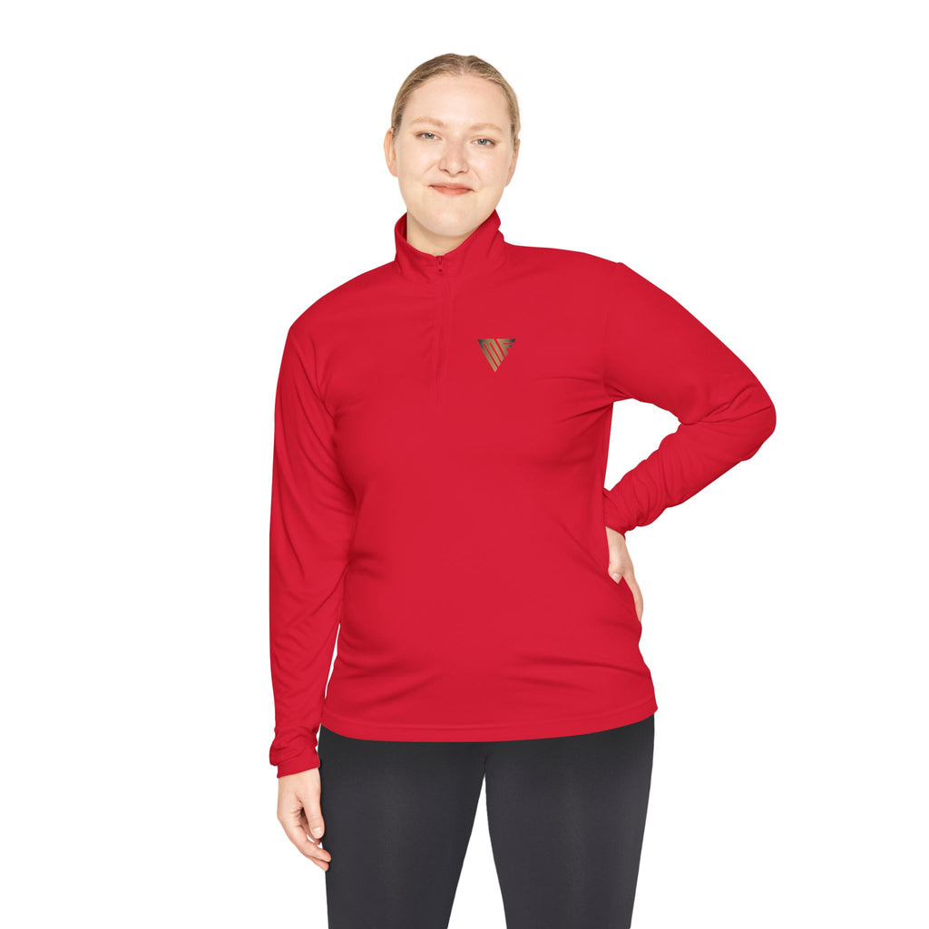MATFAY Quarter-Zip Pullover — Mythic Sea God Bust Graphic