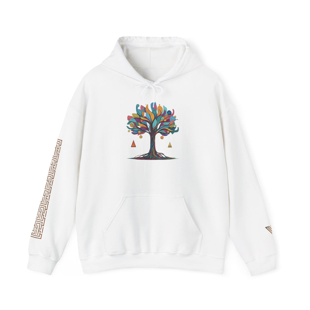 MATFAY Tree of Hands Hoodie | Künstlerischer Baum-Print Hoodie, Minimalistisches Streetwear-Design