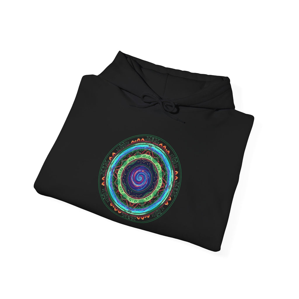 Mandala Eye Hoodie | Geometric Spiritual Graphic Sweatshirt