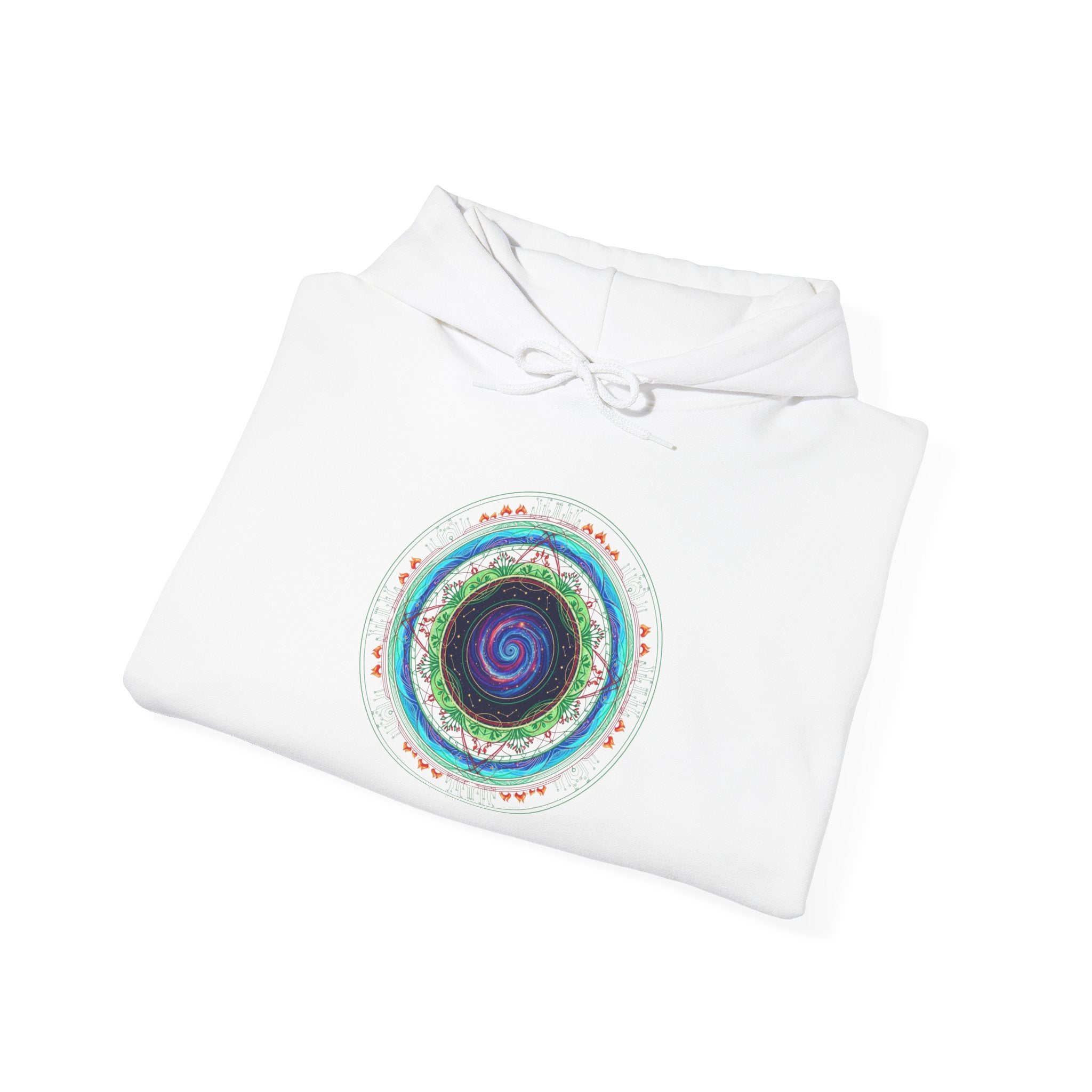 Mandala Eye Hoodie | Geometric Spiritual Graphic Sweatshirt