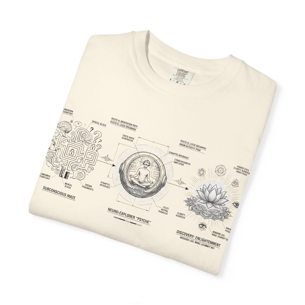 MATFAY Astrology Chart Diagram T-shirt | Celestial Moon Phase Illustration