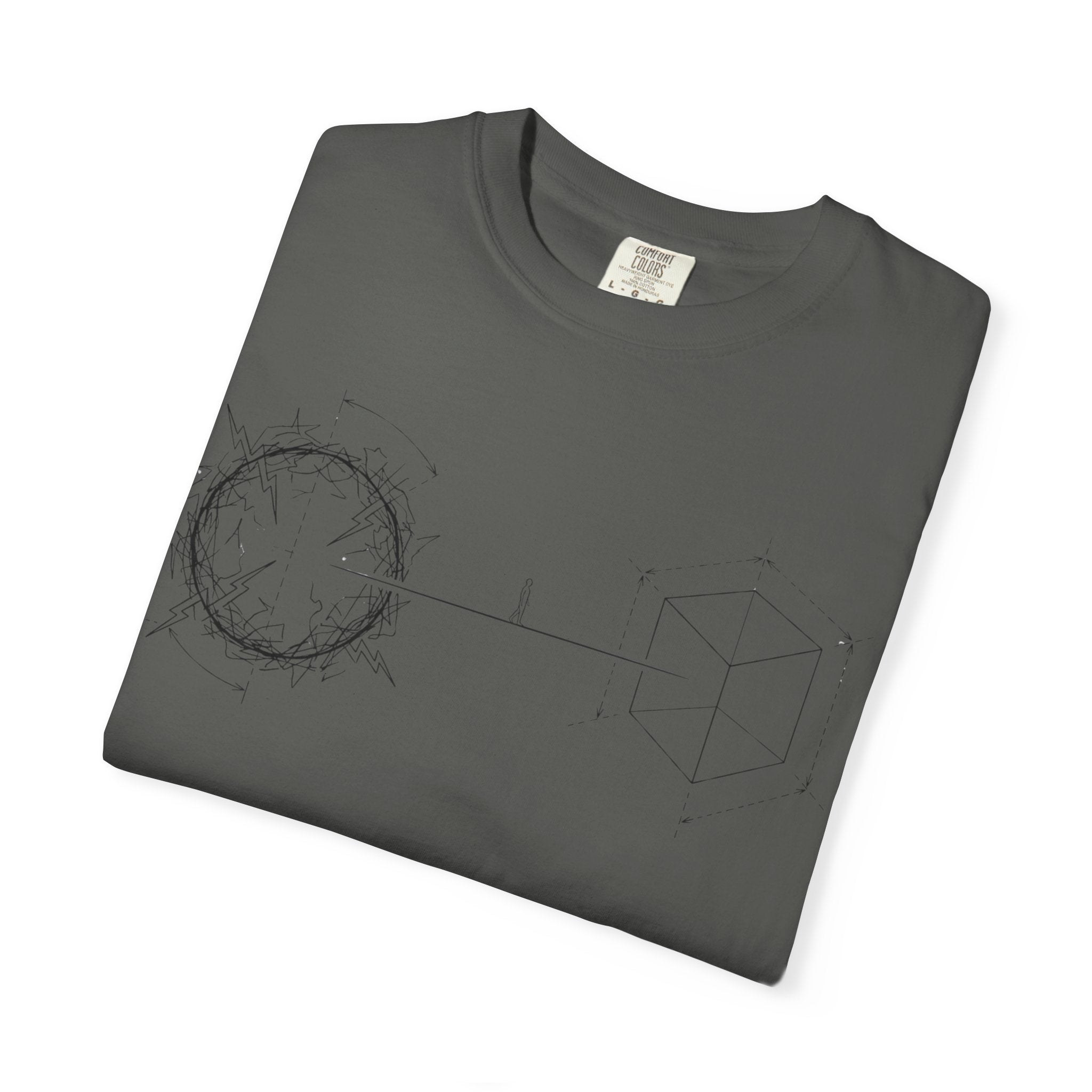 MATFAY Constellation Circle line art T-shirt | Minimal Astral Diagram Tee