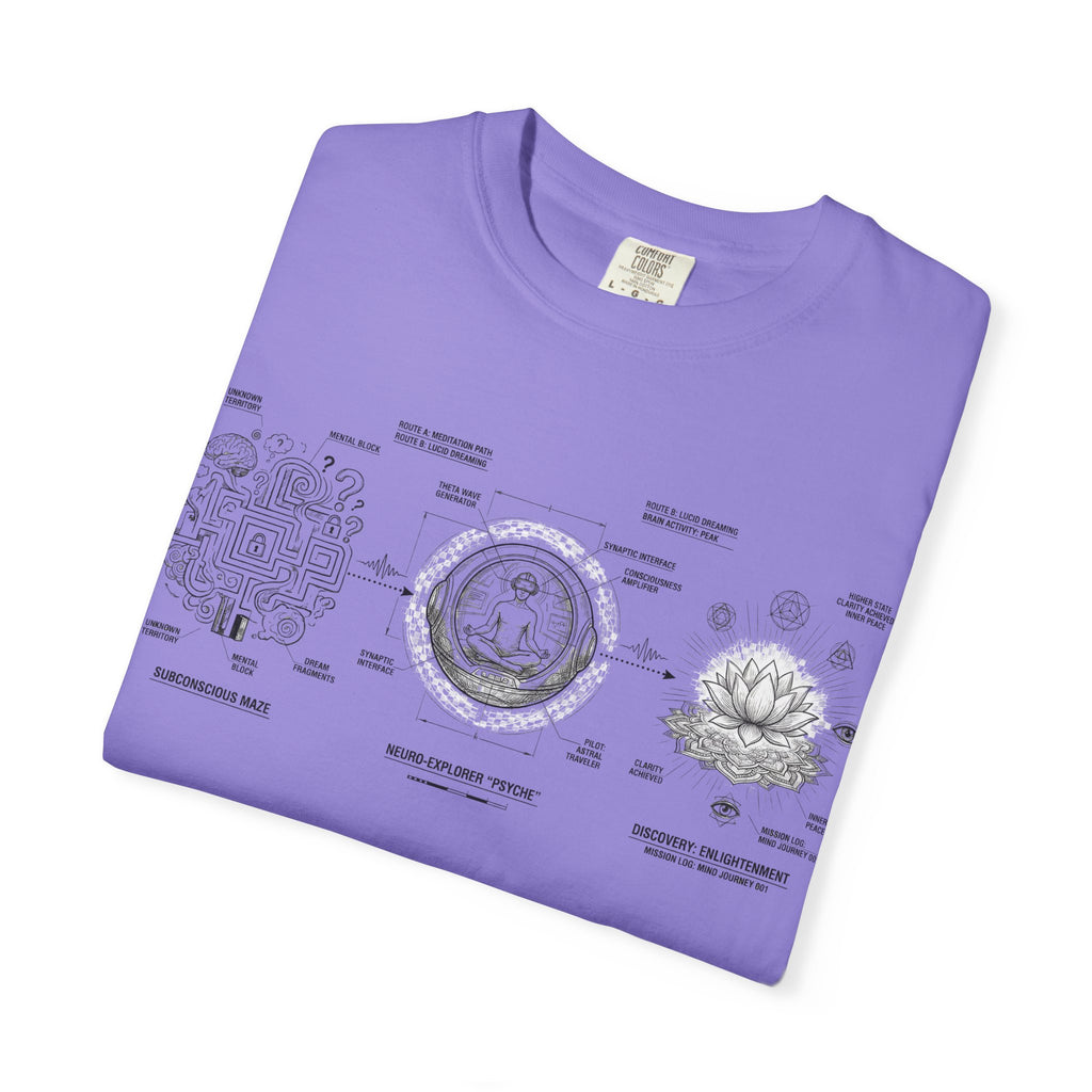 MATFAY Astrology Chart Diagram T-shirt | Celestial Moon Phase Illustration