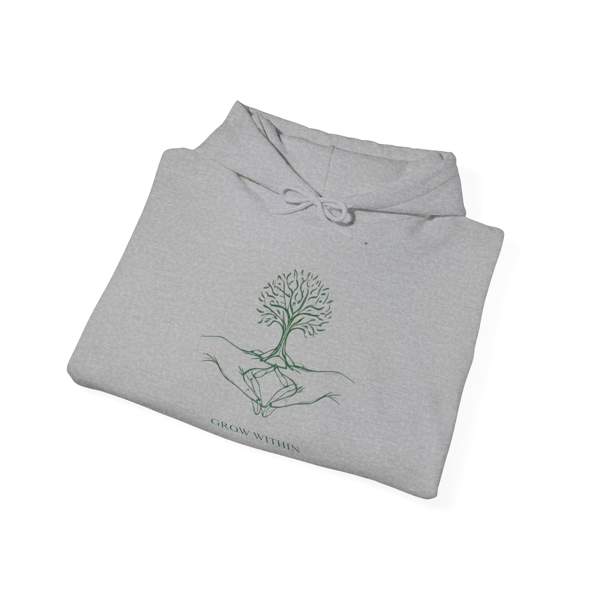 MATFAY Tree of Hands Hoodie | Hoodie mit spirituellem Baum-Motiv und Ärmel-Labyrinth
